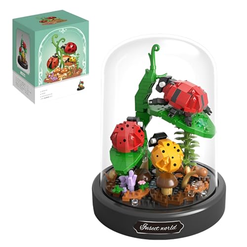MirthMakers Marienkäfer-Bausteine-Set – 461-teiliges Insekten-Modell-Mikro-Bauset mit Vitrine, STEM-Lernspielzeug, Deko für Zuhause und Büro, Erwachsene und Kinder MirthMakers Marienkäfer-Bausteine-Set – 461-teiliges Insekten-Modell-Mikro-Bauset mit Vitrine, STEM-Lernspielzeug, Deko für Zuhause und Büro, Erwachsene und Kinder von MirthMakers