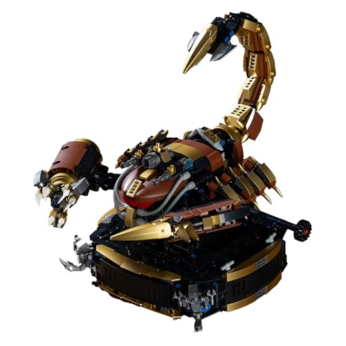 MirthMakers Maschine Skorpion Bauklötze Setzen, Sammler Skorpion Bauklötze Spielzeug, Spiel und Display Tiermodell, Geburtstagsgeschenke für Jungen und Mädchen im Alter von 14+ (1316PCS) von MirthMakers