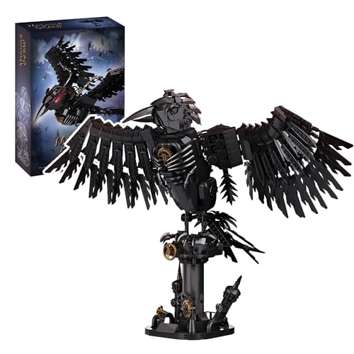 MirthMakers Mechanisches Raben-Bausteinset – 1018-teiliges Vogel- und Tier-Bausteinset, STEM-Lernmodell, DIY-Roboter-Krähen-Spielzeug, Wohnaccessoire, Erwachsene und Kinder ab 8 Jahren MirthMakers Mechanisches Raben-Bausteinset – 1018-teiliges Vogel- und Tier-Bausteinset, STEM-Lernmodell, DIY-Roboter-Krähen-Spielzeug, Wohnaccessoire, Erwachsene und Kinder ab 8 Jahren von MirthMakers