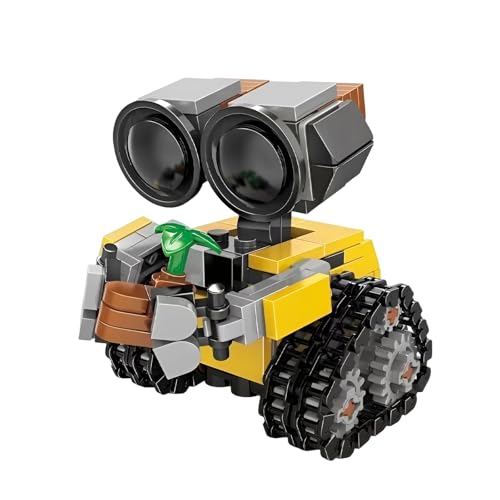 MirthMakers Mini Wall Roboter-Bausatz – 217PCS Roboter-Bauset, Filmfigur, Sammlerstück im Sci-Fi-Stil, Dekoration für Homeoffice, STEM-Lernspielzeug, Kreatives Geschenk für Kinder Erwachsene von MirthMakers