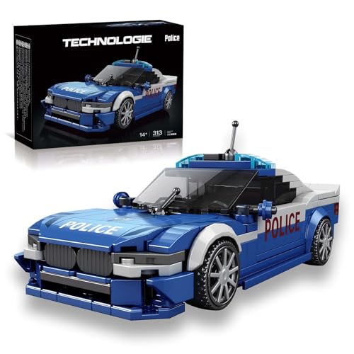 MirthMakers Polizeiauto-Bausatz – 372-teiliger Bausatz Stadtblauem Polizeifahrzeug aus Technik-Bausteinen, Rennwagenmodell, Wohnaccessoire, STEM-Lernspielzeug, Jungen, Männer ab 14 Jahren MirthMakers Polizeiauto-Bausatz – 372-teiliger Bausatz Stadtblauem Polizeifahrzeug aus Technik-Bausteinen, Rennwagenmodell, Wohnaccessoire, STEM-Lernspielzeug, Jungen, Männer ab 14 Jahren von MirthMakers