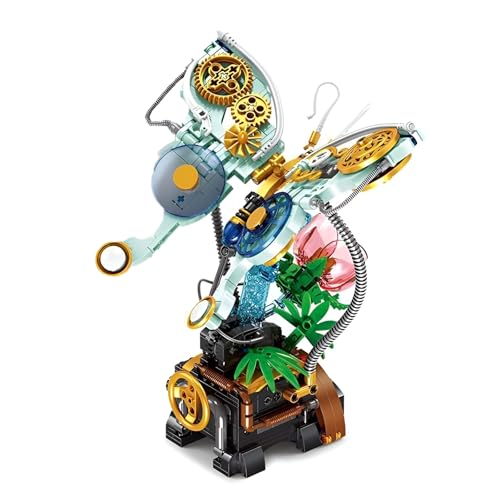 MirthMakers Steampunk-Schmetterlings-Bausatz – 576-teiliges mechanisches Insekten-Bauset, Naturmodell-Kollektion, Dekoration für das Homeoffice, STEM-Lernspielzeug, Erwachsene und Kinder MirthMakers Steampunk-Schmetterlings-Bausatz – 576-teiliges mechanisches Insekten-Bauset, Naturmodell-Kollektion, Dekoration für das Homeoffice, STEM-Lernspielzeug, Erwachsene und Kinder von MirthMakers