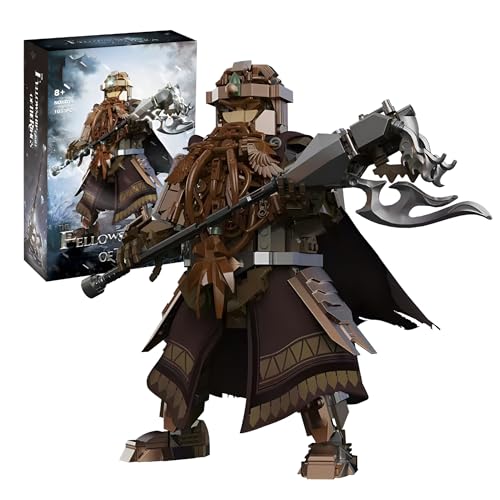 Zwergenkrieger-Bausatz – 1033-teiliges Bauset mit Figur des Dunklen Lords, Sammlerstück für Erwachsene, bereit für den Kampf, Wohnaccessoire, STEM-Lernspielzeug, Geschenkidee für Fans Zwergenkrieger-Bausatz – 1033-teiliges Bauset mit Figur des Dunklen Lords, Sammlerstück für Erwachsene, bereit für den Kampf, Wohnaccessoire, STEM-Lernspielzeug, Geschenkidee für Fans von MirthMakers
