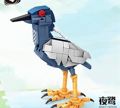 Mirthben Vogel Bausteine Set - Night Heron Vogel für Kinder und Erwachsene,niedliches kreatives pädagogisches für Jungen,Mädchen Spielzeug geeignet für Heim-und Schlafzimmer Dekoration Mirthben Vogel Bausteine Set - Night Heron Vogel für Kinder und Erwachsene,niedliches kreatives pädagogisches für Jungen,Mädchen Spielzeug geeignet für Heim-und Schlafzimmer Dekoration von Mirthben
