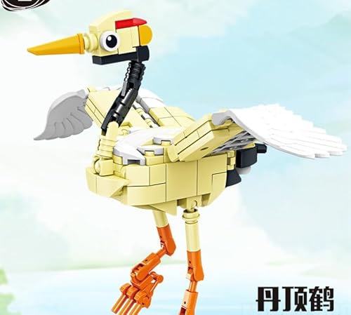 Mirthben Vogel Bausteine Set - Red-Crowned Crane Vogel für Kinder und Erwachsene,niedliches kreatives pädagogisches für Jungen,Mädchen Spielzeug geeignet für Heim-und Schlafzimmer Dekoration Mirthben Vogel Bausteine Set - Red-Crowned Crane Vogel für Kinder und Erwachsene,niedliches kreatives pädagogisches für Jungen,Mädchen Spielzeug geeignet für Heim-und Schlafzimmer Dekoration von Mirthben