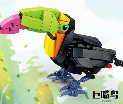 Mirthben Vogel Bausteine Set - Toucan Vogel für Kinder und Erwachsene,niedliches kreatives pädagogisches für Jungen,Mädchen Spielzeug geeignet für Heim-und Schlafzimmer Dekoration Mirthben Vogel Bausteine Set - Toucan Vogel für Kinder und Erwachsene,niedliches kreatives pädagogisches für Jungen,Mädchen Spielzeug geeignet für Heim-und Schlafzimmer Dekoration von Mirthben