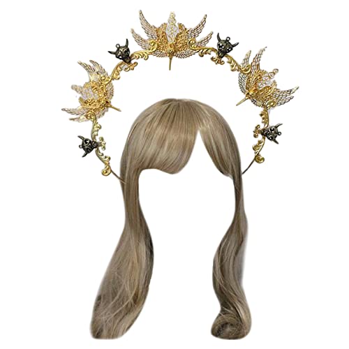 Festival-Haarschmuck, für Damen, Studenten, Halloween, Cosplay, Aureole, Stirnbänder, Aufführungen, Haarreifen Festival-Haarschmuck, für Damen, Studenten, Halloween, Cosplay, Aureole, Stirnbänder, Aufführungen, Haarreifen von Mirweon