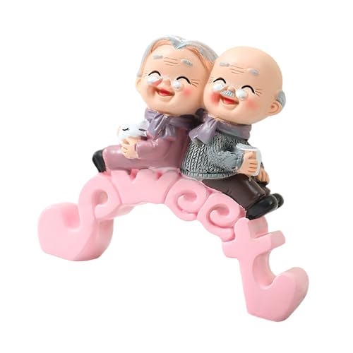 Harze Ältere Paar-Kuchenaufsätze, Miniatur-Figuren, Ornament für Hochzeitstag und Liebes-Mottopartys Harze Ältere Paar-Kuchenaufsätze, Miniatur-Figuren, Ornament für Hochzeitstag und Liebes-Mottopartys von Mirweon