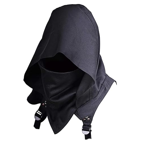 Kapuzen Hut Heiden Mittelalter Ritter Cowl Cowl Celts Cosplay Halloween Kostüm Kapuzenmütze von Mirweon