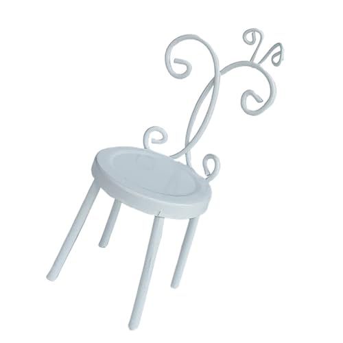 Kleines Sofa-Stuhlmodell aus Legierung, Puppenhäuser, Möbel mit detaillierter Handwerkskunst, weiß-goldene Miniatur-Dekorationen für Modellszene Kleines Sofa-Stuhlmodell aus Legierung, Puppenhäuser, Möbel mit detaillierter Handwerkskunst, weiß-goldene Miniatur-Dekorationen für Modellszene von Mirweon