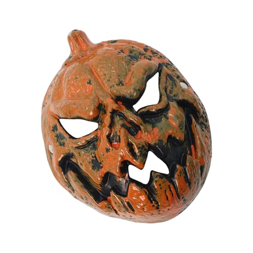 Kürbis, PU-Schaumstoff, Vollgesicht, Karneval, Kürbis, Totenkopf für Mottoparty, Halloween, Cosplay, Party-Requisiten von Mirweon