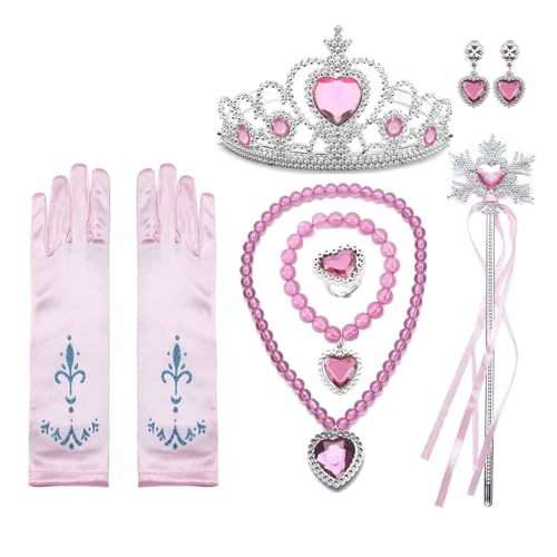 Mirweon 1 Set Mädchen Cosplay Zubehör Haar Krone Stirnband Handschuhe Zopf für Verkleidungen und Kostümpartys Mirweon 1 Set Mädchen Cosplay Zubehör Haar Krone Stirnband Handschuhe Zopf für Verkleidungen und Kostümpartys von Mirweon