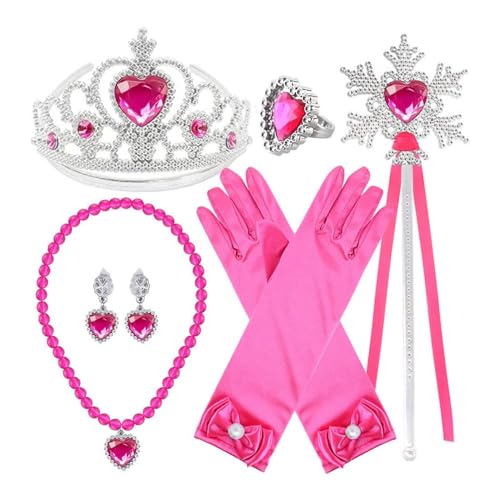 Mirweon 1 Set Mädchen Cosplay Zubehör Haar Krone Stirnband Handschuhe Zopf für Verkleidungen und Kostümpartys Mirweon 1 Set Mädchen Cosplay Zubehör Haar Krone Stirnband Handschuhe Zopf für Verkleidungen und Kostümpartys von Mirweon