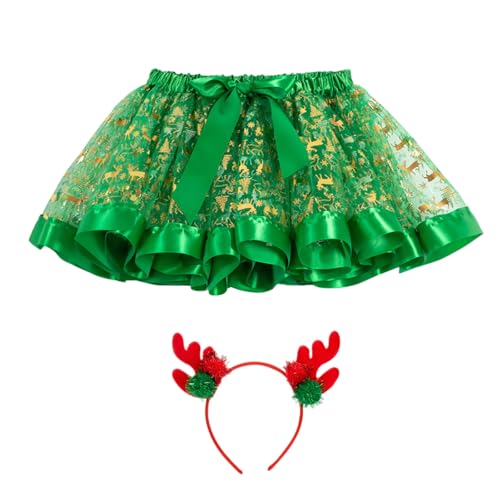 Mirweon 2-teiliges Weihnachts-Party-Kostüm-Set, Weihnachts-Rentier, Stirnband mit Tutus-Rock, Weihnachten, Cosplay-Kostüme, Zubehör Mirweon 2-teiliges Weihnachts-Party-Kostüm-Set, Weihnachts-Rentier, Stirnband mit Tutus-Rock, Weihnachten, Cosplay-Kostüme, Zubehör von Mirweon