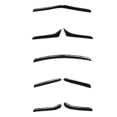 Mirweon 48 künstliche Bärte, Schnurrbärte, Halloween-Kostüm, Dekoration für Halloween, Weihnachten, Cosplay, selbstklebende Bartschnurrbärte Mirweon 48 künstliche Bärte, Schnurrbärte, Halloween-Kostüm, Dekoration für Halloween, Weihnachten, Cosplay, selbstklebende Bartschnurrbärte von Mirweon