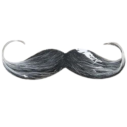 Mirweon 48 künstliche Bärte, Schnurrbärte, Halloween-Kostüm, Dekoration für Halloween, Weihnachten, Cosplay, selbstklebende Bartschnurrbärte Mirweon 48 künstliche Bärte, Schnurrbärte, Halloween-Kostüm, Dekoration für Halloween, Weihnachten, Cosplay, selbstklebende Bartschnurrbärte von Mirweon