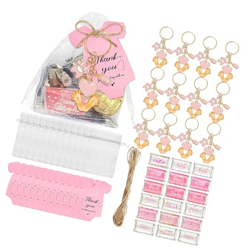 Mirweon 6/20 Stück Babyfüße-Anhänger-Set, Partyzubehör, inklusive Beutel mit Kordelzug, Hängeetikett für Babypartys, Hochzeiten Mirweon 6/20 Stück Babyfüße-Anhänger-Set, Partyzubehör, inklusive Beutel mit Kordelzug, Hängeetikett für Babypartys, Hochzeiten von Mirweon