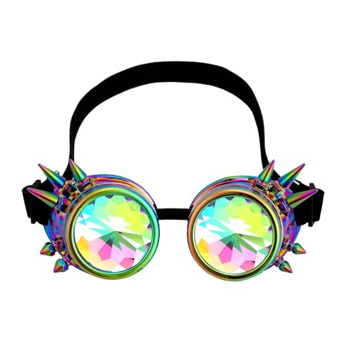 Mirweon Brille für Männer und Frauen, Bühnenbrille, Vintage-Requisiten, Steampunk-Brillen, Überraschung von Mirweon
