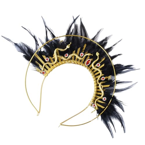 Mirweon Eleganter Engelsflügel-Kopfschmuck mit glitzernden Federn, für Cosplay-Festzüge, Themen-Events und festliche Feiern Mirweon Eleganter Engelsflügel-Kopfschmuck mit glitzernden Federn, für Cosplay-Festzüge, Themen-Events und festliche Feiern von Mirweon