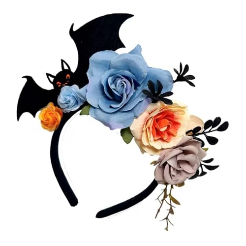 Mirweon Gothic Rose Fledermaus Haarspange für Halloween-Kostüm, leichtes Harz-Accessoire mit detailliertem Design, Halloween-Fotografie-Requisite Mirweon Gothic Rose Fledermaus Haarspange für Halloween-Kostüm, leichtes Harz-Accessoire mit detailliertem Design, Halloween-Fotografie-Requisite von Mirweon