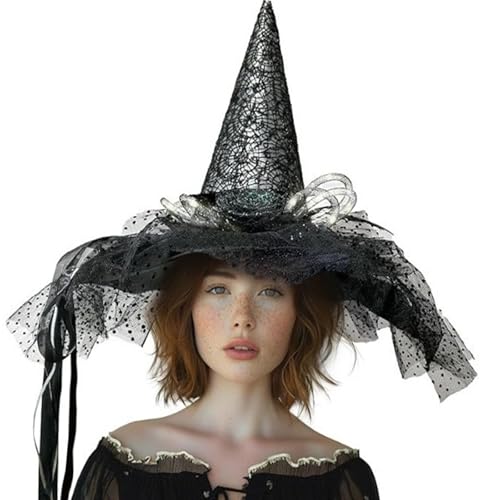 Mirweon Halloween-Zaubererhut, beleuchteter Hexenhut, Hexenhut, Zauberer-Kostüm, Zubehör für Maskerade, Party, Dekoration, Cosplay-Requisiten Mirweon Halloween-Zaubererhut, beleuchteter Hexenhut, Hexenhut, Zauberer-Kostüm, Zubehör für Maskerade, Party, Dekoration, Cosplay-Requisiten von Mirweon
