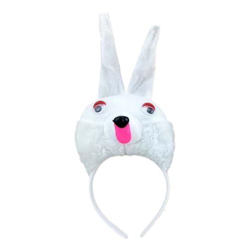Mirweon Hasenkostüm 3D Hasenohren Stirnband Fliege Schwanz Pfoten Handschuhe für Kinder Mädchen Halloween Cosplay Party Kostüm von Mirweon