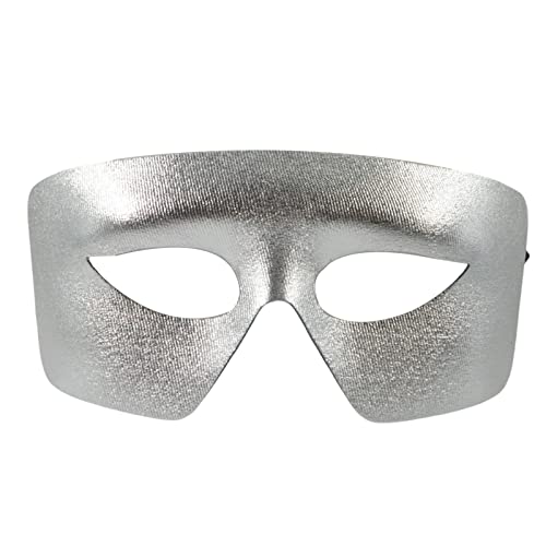 Mirweon Maskerade für Herren, halbes Gesicht, Themenparty, Flirten, Karneval, Halloween, Kostüme, Zubehör Mirweon Maskerade für Herren, halbes Gesicht, Themenparty, Flirten, Karneval, Halloween, Kostüme, Zubehör von Mirweon