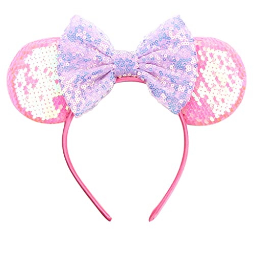 Mirweon Pailletten-Haarband mit Schleifen, Haarband für Kinder und Mädchen, schöne Party-Aufführungen, Themen-Kostüm, Haar-Accessoires Mirweon Pailletten-Haarband mit Schleifen, Haarband für Kinder und Mädchen, schöne Party-Aufführungen, Themen-Kostüm, Haar-Accessoires von Mirweon