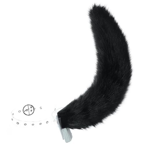 Mirweon Plüsch, Kunstfell, Schwanz, Halloween, Party, Kostüm, Cosplays, Verkleidung, Schwanz, künstlicher Tierschwanz, Kunstfell, Fuchs Kostüm von Mirweon