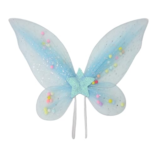 Mirweon Traumhafte Fee Prinzessinnen Schmetterlingsflügel Tutus Stern Geburtstag Party Halloween Cosplay Kostüme Requisiten von Mirweon