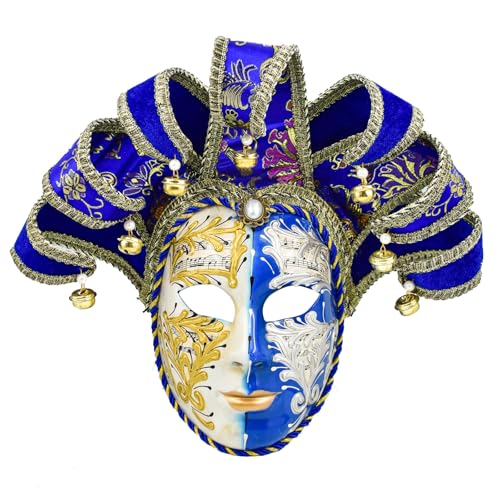 Mirweon Venezianer Komödie Maskerade Narren Cosplay Party Exquisite Halloween Wanddekorationen von Mirweon