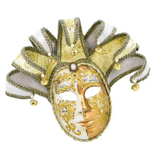 Mirweon Venezianer-Komödie Maskerade Narren Cosplay Party Exquisite Wanddekoration für Halloween Mirweon Venezianer-Komödie Maskerade Narren Cosplay Party Exquisite Wanddekoration für Halloween von Mirweon