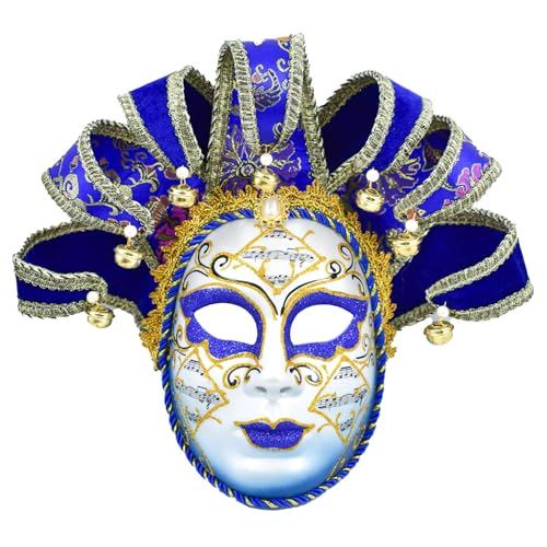 Mirweon Venezianer-Komödie Maskerade Narren Cosplay Party Exquisite Wanddekoration für Halloween von Mirweon