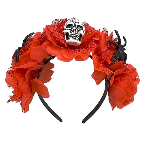 Spinnen Schädel Stirnband Halloween Party Cosplay Kostüm Kopfbedeckung Haarschmuck Día Muertos Kostüm Haarband Schädel Haarspange Spinnen Schädel Stirnband Halloween Party Cosplay Kostüm Kopfbedeckung Haarschmuck Día Muertos Kostüm Haarband Schädel Haarspange von Mirweon