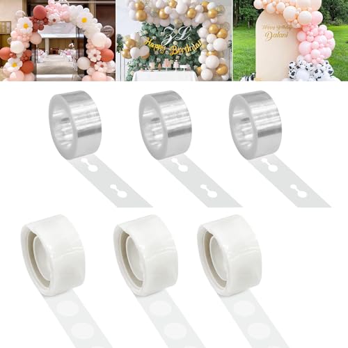 Mis.Moon 6 Rollen Ballon Bogen Girlande Kit, 3 Rolle Ballon Streifen mit 3 Rollen Ballon Kleber Punkte Aufkleber für Geburtstag Deko, Hochzeit Taufe Graduierung, Party Dekoration Mis.Moon 6 Rollen Ballon Bogen Girlande Kit, 3 Rolle Ballon Streifen mit 3 Rollen Ballon Kleber Punkte Aufkleber für Geburtstag Deko, Hochzeit Taufe Graduierung, Party Dekoration von Mis.Moon