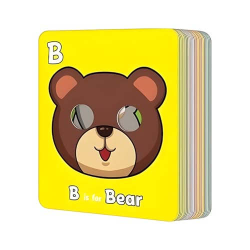 Misaakoeq Alphabet Lernkarten - 26 Stück Große Buchstabenkarten - Pädagogisches Tier-Spielzeug als Lernspiel für Kinder von 3 bis 6 Jahren Misaakoeq Alphabet Lernkarten - 26 Stück Große Buchstabenkarten - Pädagogisches Tier-Spielzeug als Lernspiel für Kinder von 3 bis 6 Jahren von Misaakoeq