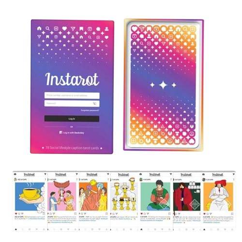 Misaakoeq Kartenspiel | Gruppenaktivität Papierkartenspiel-Set | 83 Blätter Künstlerisches Design Spaß Mehrspieler-Spielzeug | Für Familienabend, Soziale Aktivität, Teamevents, Jugendliche, Anfänger, von Misaakoeq