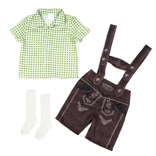 Misaakoeq Kinder Oktoberfest Kostüm - Halloween Party Verkleidung - Festkleidung Für Umzüge Kindergarten Familienfeste Kinderfeste von Misaakoeq