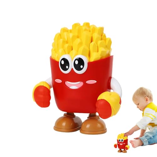 Misaakoeq Kinder Roboter Spielzeug - Leuchtender Spielzeugroboter,Elektrische Puppe mit Musik und Pommes Design Kleinkind Begleiter für Schüler Erwachsene Geburtstag Zuhause Misaakoeq Kinder Roboter Spielzeug - Leuchtender Spielzeugroboter,Elektrische Puppe mit Musik und Pommes Design Kleinkind Begleiter für Schüler Erwachsene Geburtstag Zuhause von Misaakoeq