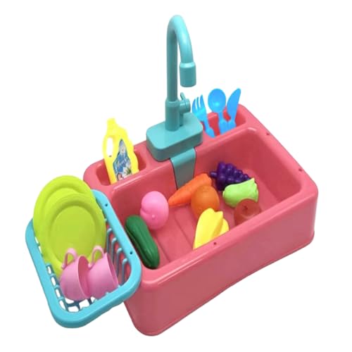 Misaakoeq Kinderspiel Waschbecken - Automatisches Wasserkreislaufsystem | Interaktive Lernspiele Ab 1 Jahr Drinnen Draußen Kleinkinder Mädchen Misaakoeq Kinderspiel Waschbecken - Automatisches Wasserkreislaufsystem | Interaktive Lernspiele Ab 1 Jahr Drinnen Draußen Kleinkinder Mädchen von Misaakoeq