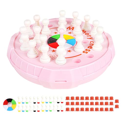 Misaakoeq Speicherschach -Matching -Spiel, Speicherpassungsspiel - Memory Match Stick Chess Set - Eltern-Kind-Interaktions-Burnease-Spielzeug für Zuhause, Schule, Kinderzimmer von Misaakoeq