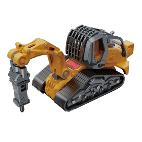 Kinder DIY Montage Auto Spielzeug, nehmen auseinander Engineering Truck Modell Bildungs Legierung BAU Fahrzeug mit Licht-und Soundeffekte für Kinder Mädchen Alter 3 4 5 6 7 8 (Drill) von Miskall