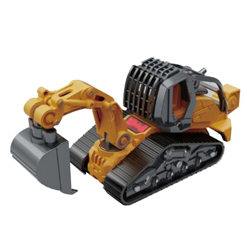Kinder DIY Montage Auto Spielzeug, nehmen auseinander Engineering Truck Modell Bildungs Legierung BAU Fahrzeug mit Licht-und Soundeffekte für Kinder Mädchen Alter 3 4 5 6 7 8 (Excavator) von Miskall