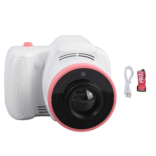 Miskall 4K Digitalkamera, 48MP Fotografie 1080p Videoaufzeichnung, mit Projektorfunktion, Spielzeugkamera mit Lautsprecher, 2,8 -Zoll -IPS -Bildschirm (No Small Memory Card) von Miskall