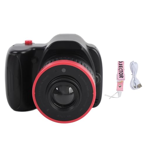 Miskall 4K Digitalkamera, 48MP Fotografie 1080p Videoaufzeichnung, mit Projektorfunktion, Spielzeugkamera mit Lautsprecher, 2,8 -Zoll -IPS -Bildschirm (with 32G Small Memory Card) von Miskall