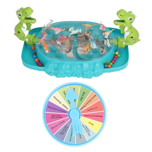 Miskall Dinosaurierspiel Battle Toy, interaktiver Dinosaurier -Schlachtspiel Tisch Dinosaurier -Schlachtspiel Dinosaurier -Kampfspiel für Kinder Familie Spaß Plastik Langlebiger von Miskall