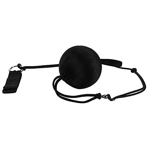 Miskall Tanzprop weich verstellbare Kette Schwarze poi kettenball für Frauen Bauch Tanztraining von Miskall