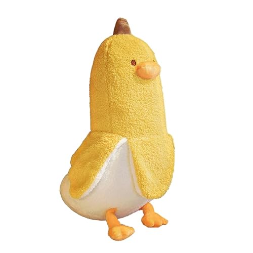 Mislaxy Banane Ente Plüschtier Banane Großes Plüsch Kuschelweiches Kawaii Ente Banane Kuscheltier, Kissen Geschenk 50-90cm von Mislaxy