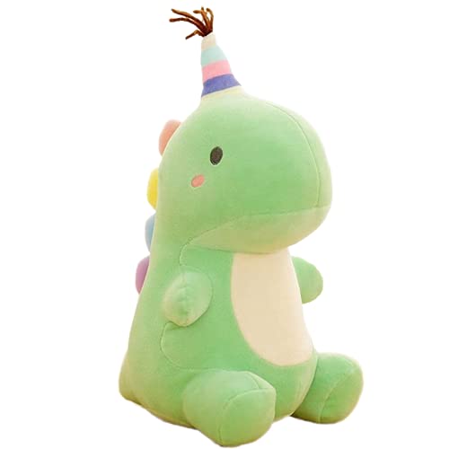 Mislaxy Plüschtier Dinosaurier Kawaii Niedliche Kuscheltier Puppe Kissen Dinosaurier-Spielzeug Geschenke für Geburtstag Weihnachten 30cm (Grün) von Mislaxy