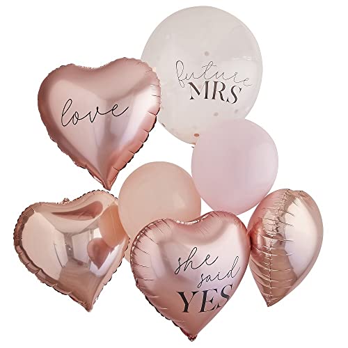 Luftballon Set JGA Konfetti-Ballons & Herz-Ballons SHE SAID YES rosa blush rosé-gold kupfer helium-fähig Raumdeko Dekoration Accessoires Zubehör Junggesellen-Abschied Party Frauen Braut 9 Ballons Luftballon Set JGA Konfetti-Ballons & Herz-Ballons SHE SAID YES rosa blush rosé-gold kupfer helium-fähig Raumdeko Dekoration Accessoires Zubehör Junggesellen-Abschied Party Frauen Braut 9 Ballons von Miss Lovely